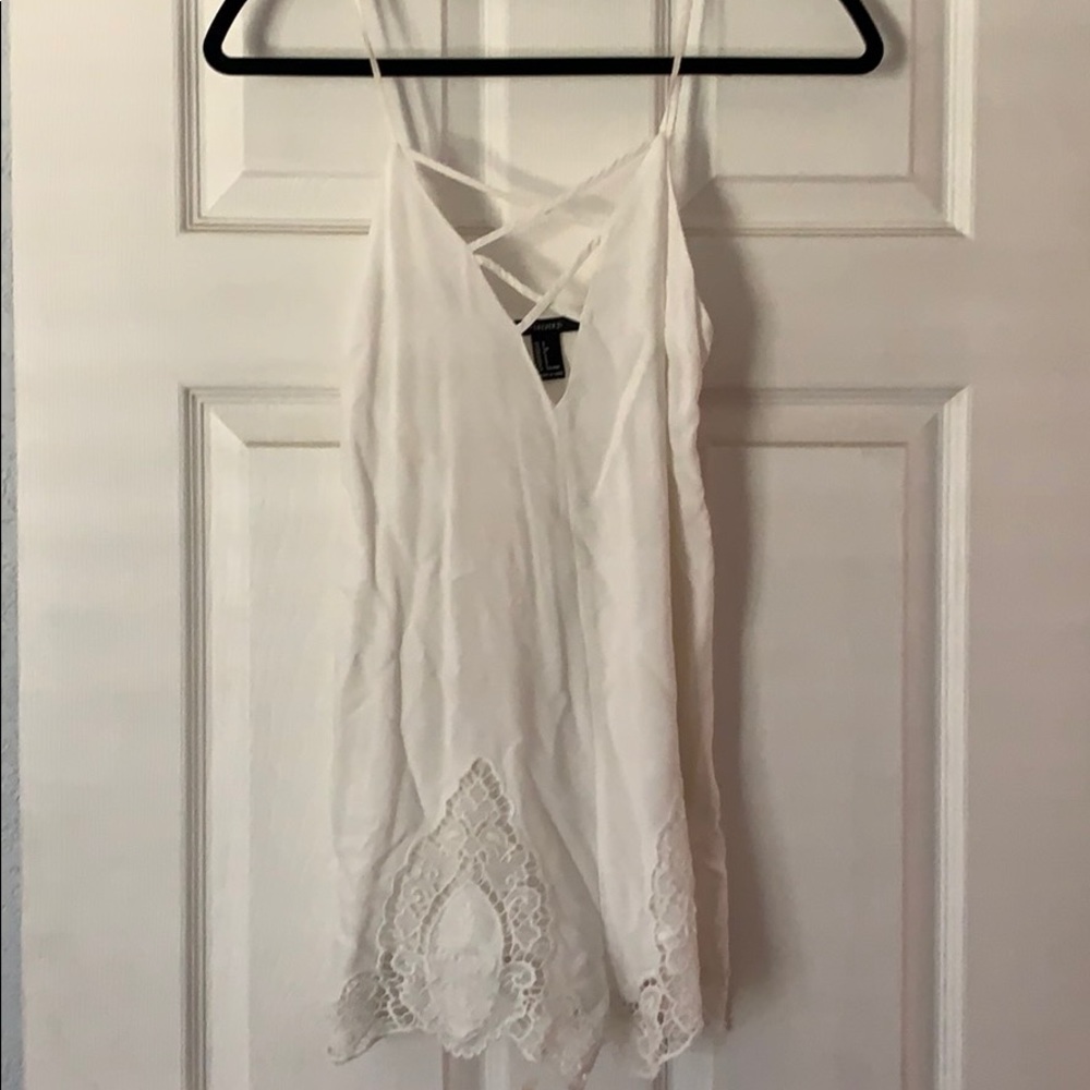 White romper.